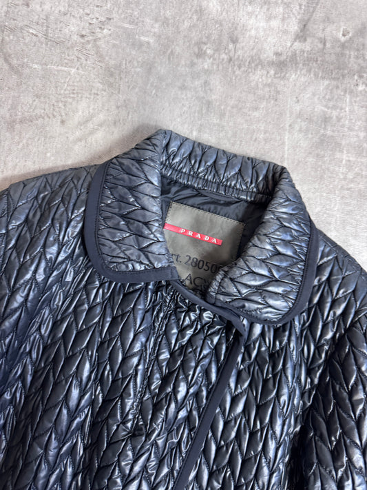 Prada Black Diamond Quilted Jacket
