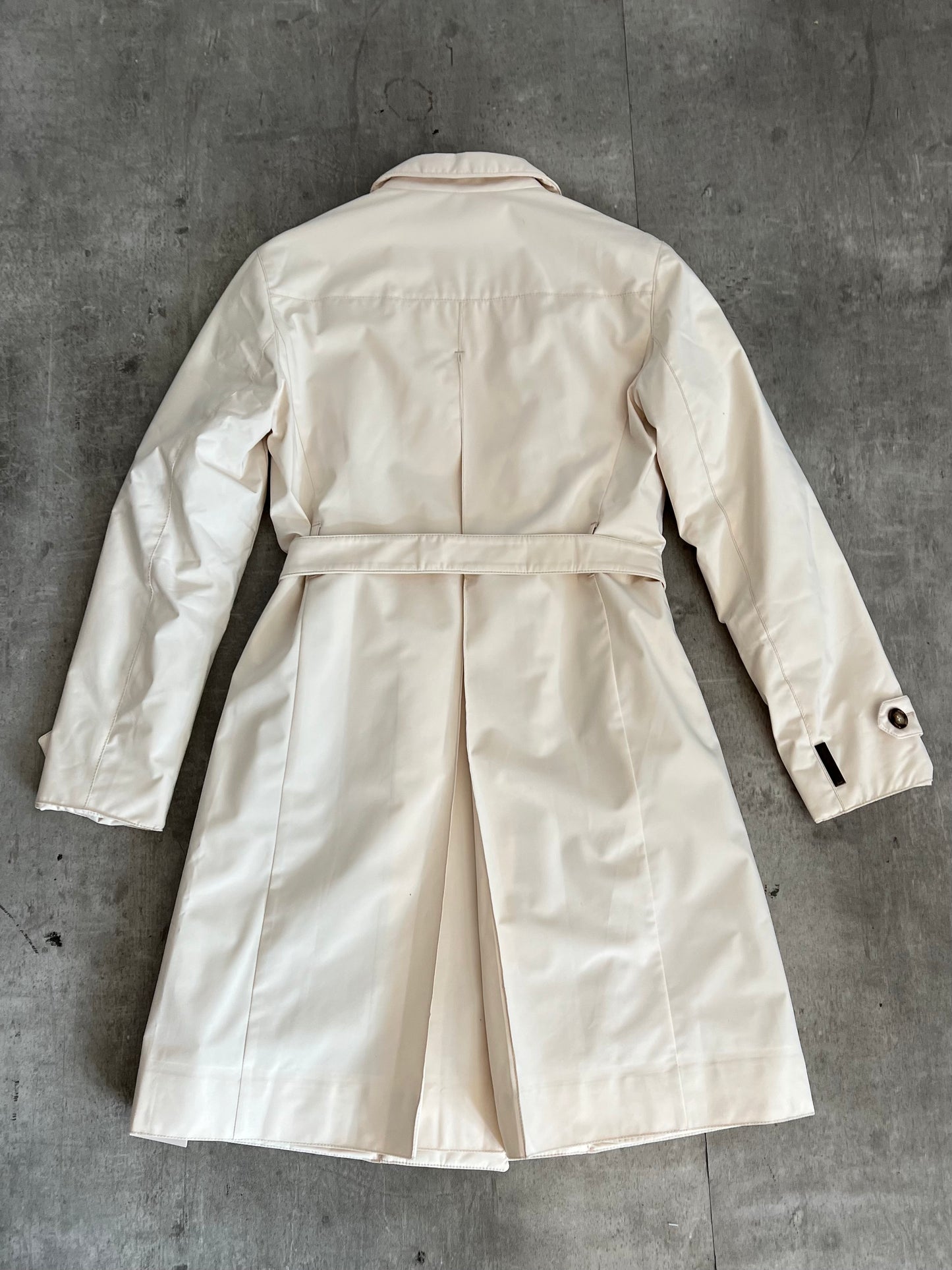 A/W 2007 Prada Cream Windstopper Belted Trenchcoat