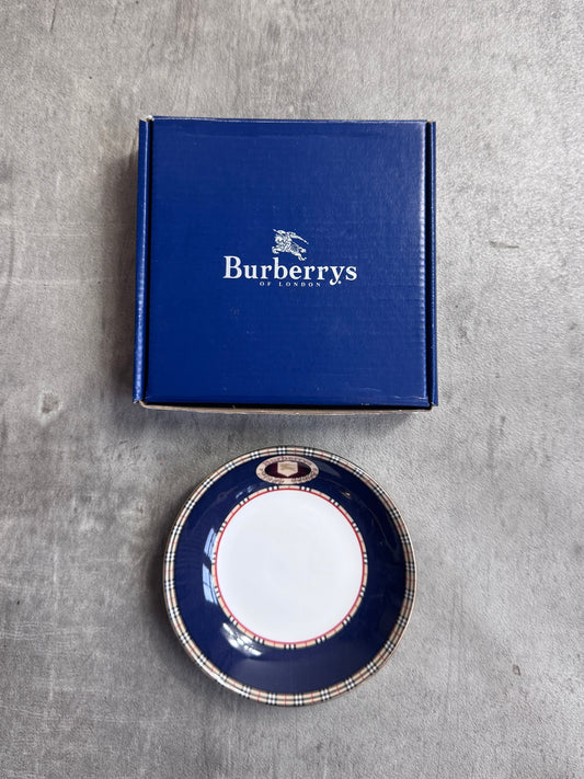 Burberry Nova Check Navy Fine Bone China Saucer