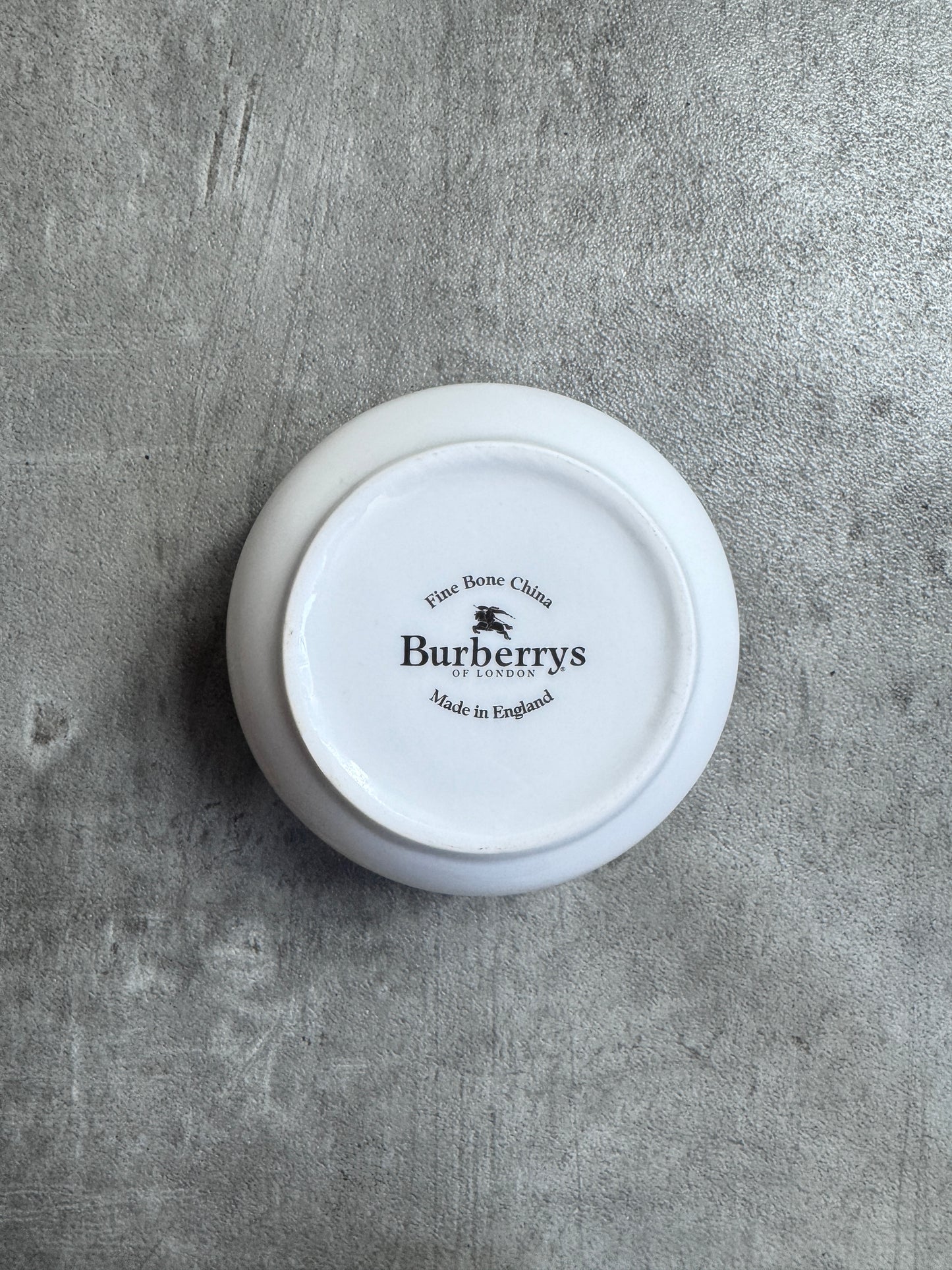 Burberry Nova Check Navy Fine Bone China Water Cup (Set of Two)