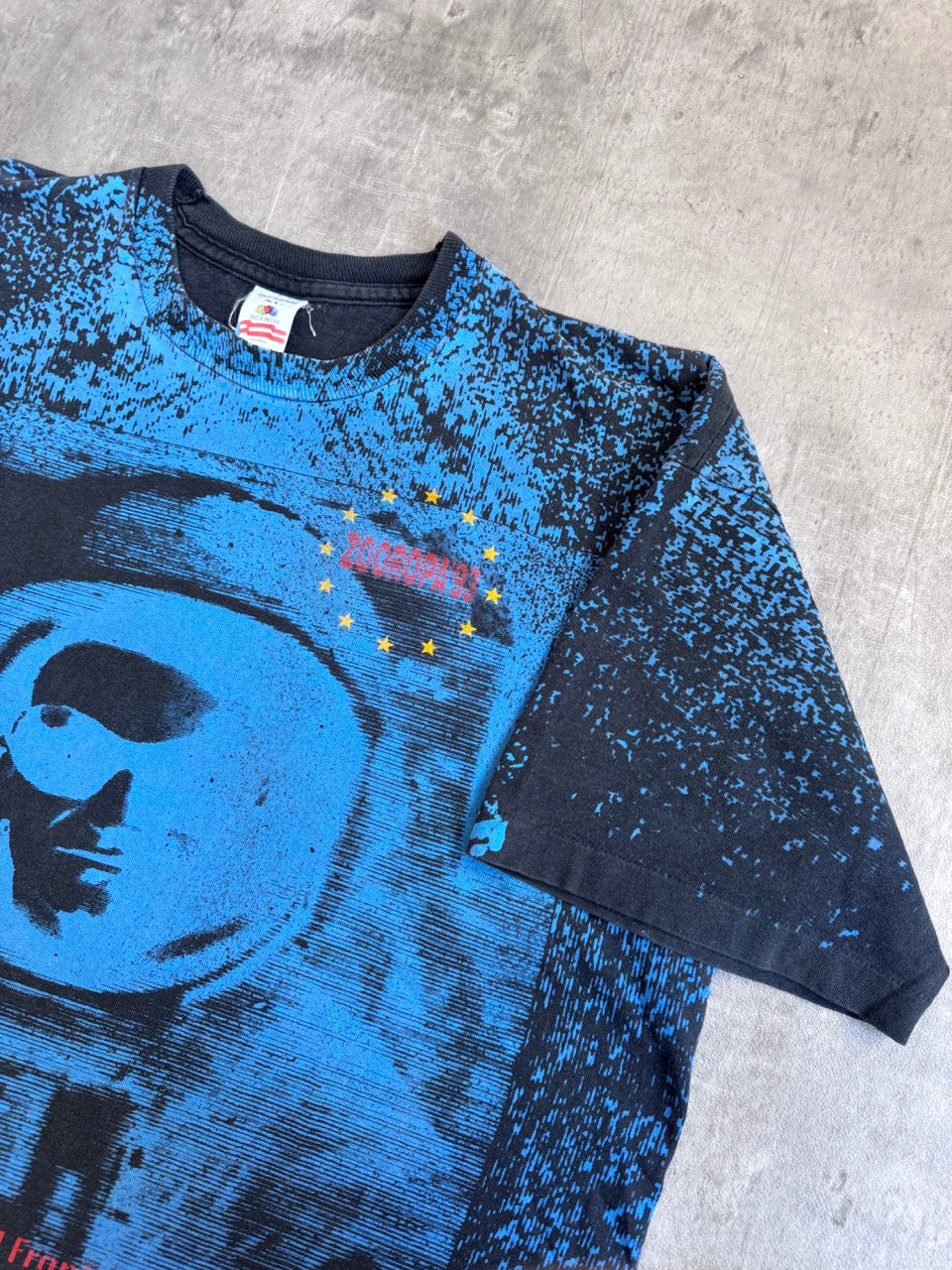 1993 U2 Zooropa Tour Single Stitch Graphic Tee