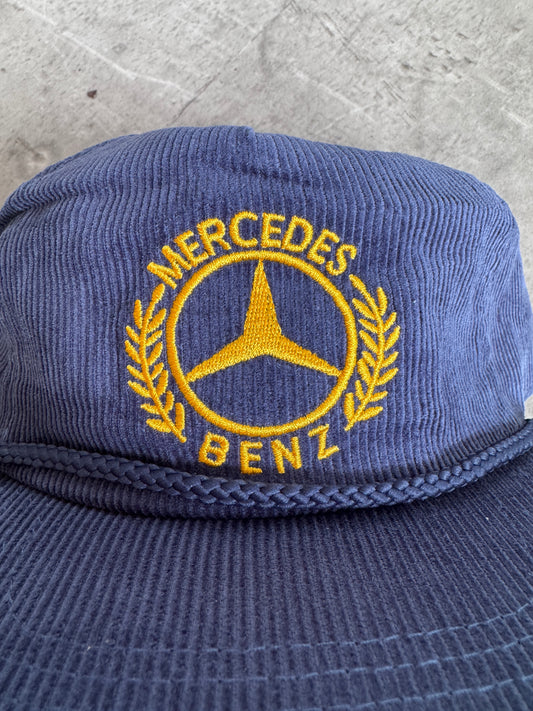 Deadstock Mercedes Benz Navy Cord Cap