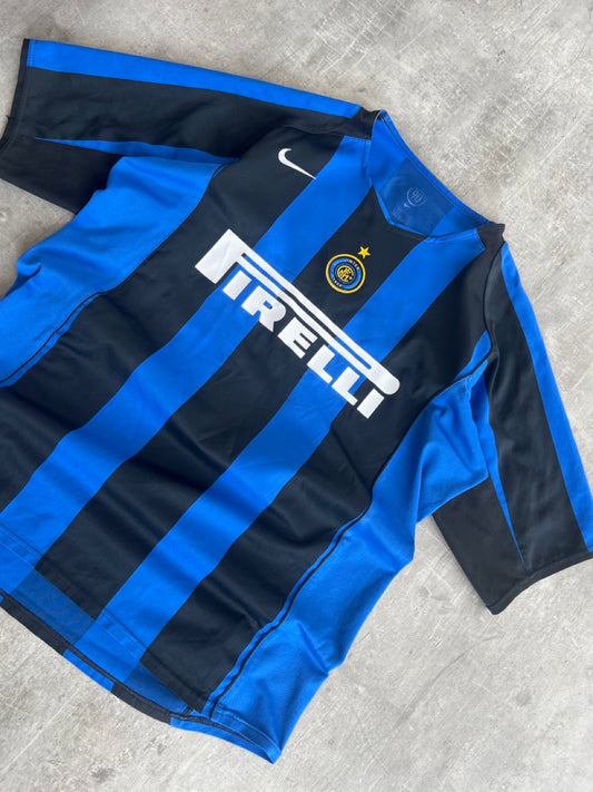 2004/05 Inter Milan x Nike 'Adriano 10' Home Football Shirt