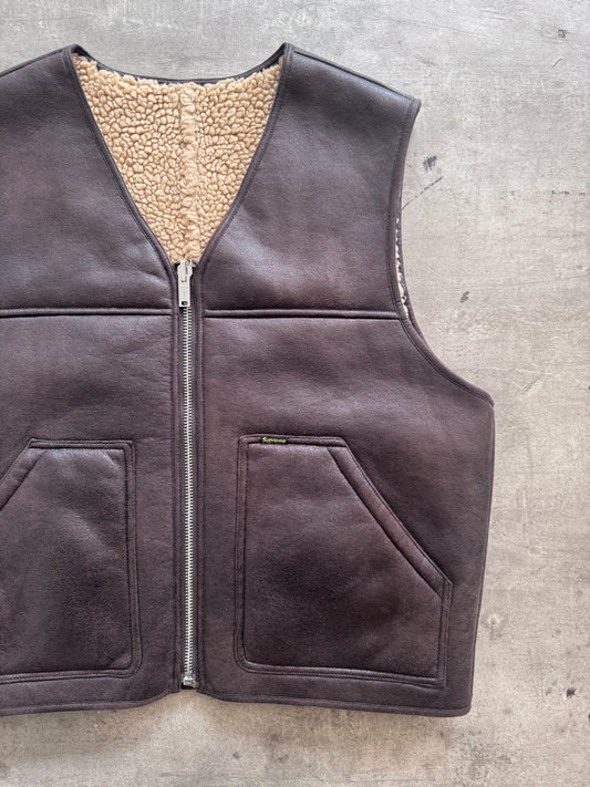 F/W 2024 Supreme Faux Shearling Fleece Vest FA:276 (MM828)