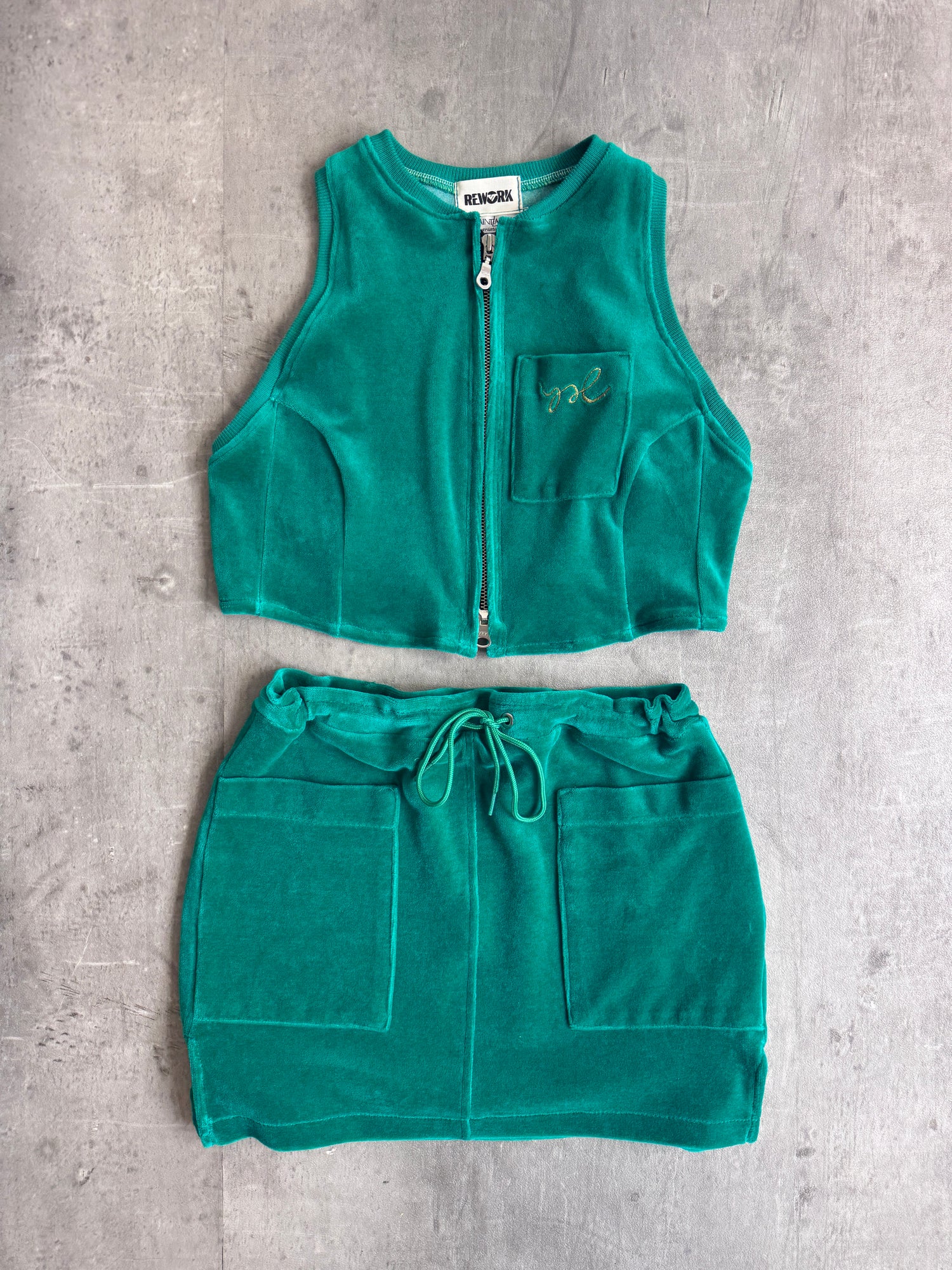 VT Rework : 80s YSL Towelling Two-Piece