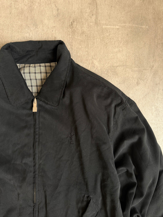 YSL Moleskin Reversible Harrington Jacket