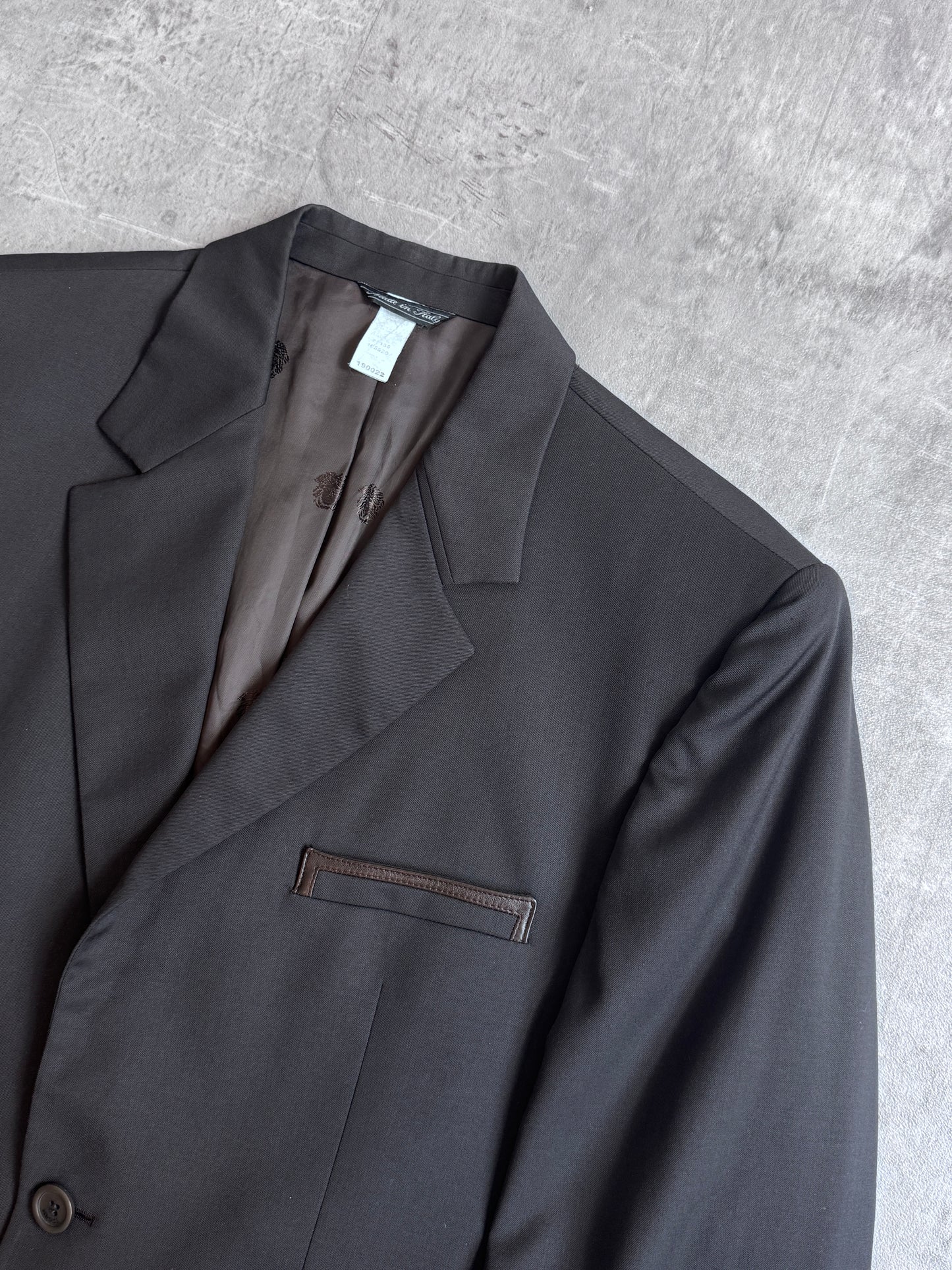 90s Gianni Versace Khaki Vintage Suit