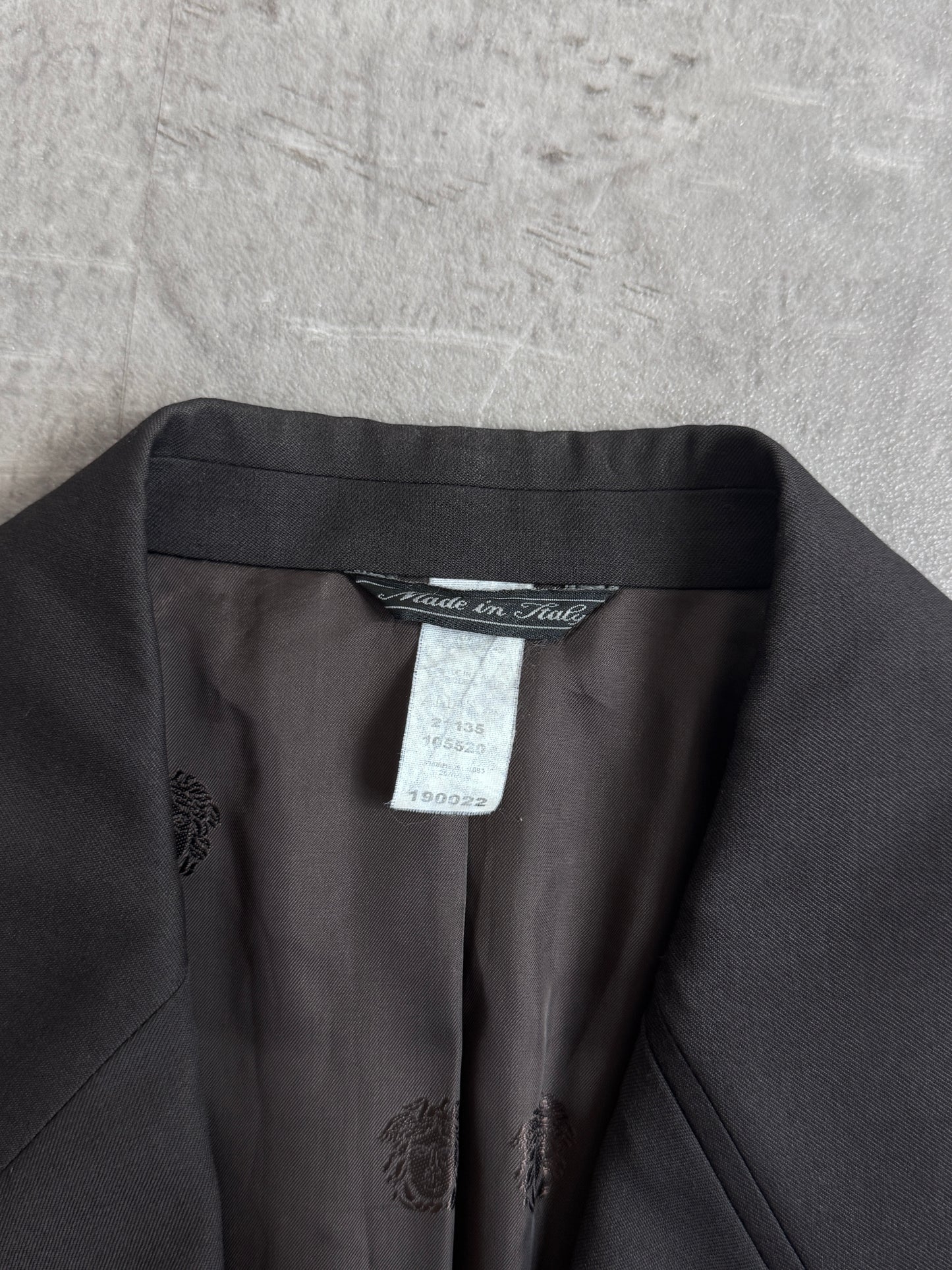 90s Gianni Versace Khaki Vintage Suit