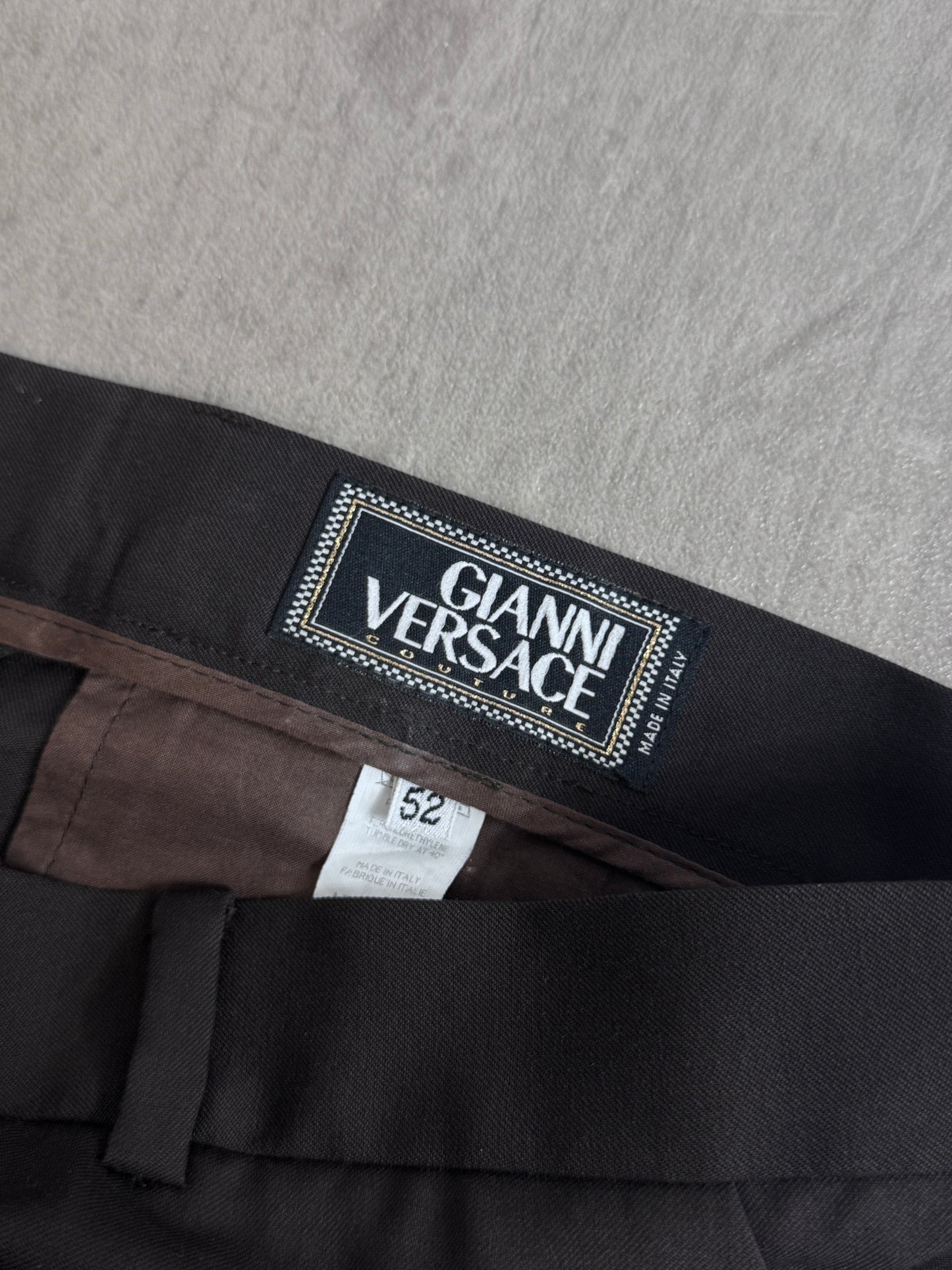 90s Gianni Versace Khaki Vintage Suit