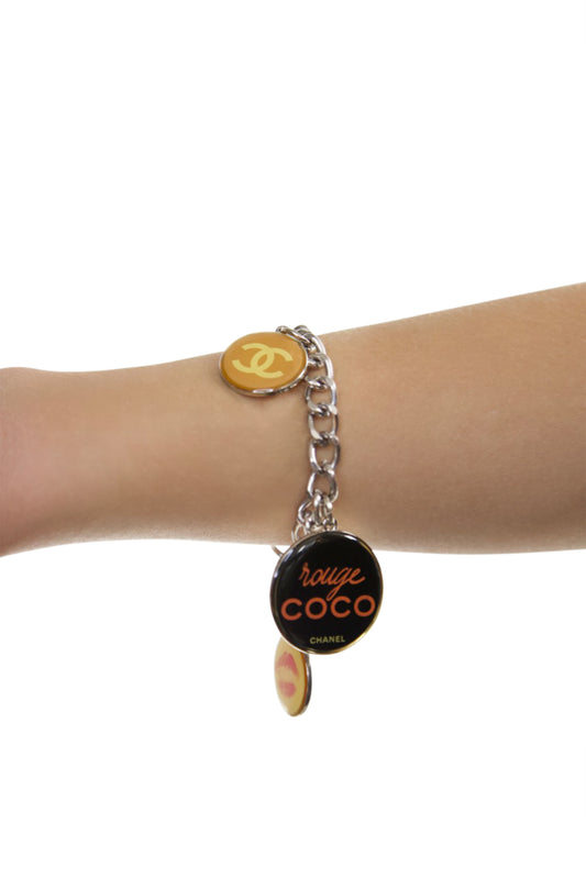 VT Rework: Chanel Rouge Coco Silver Chain Bracelet