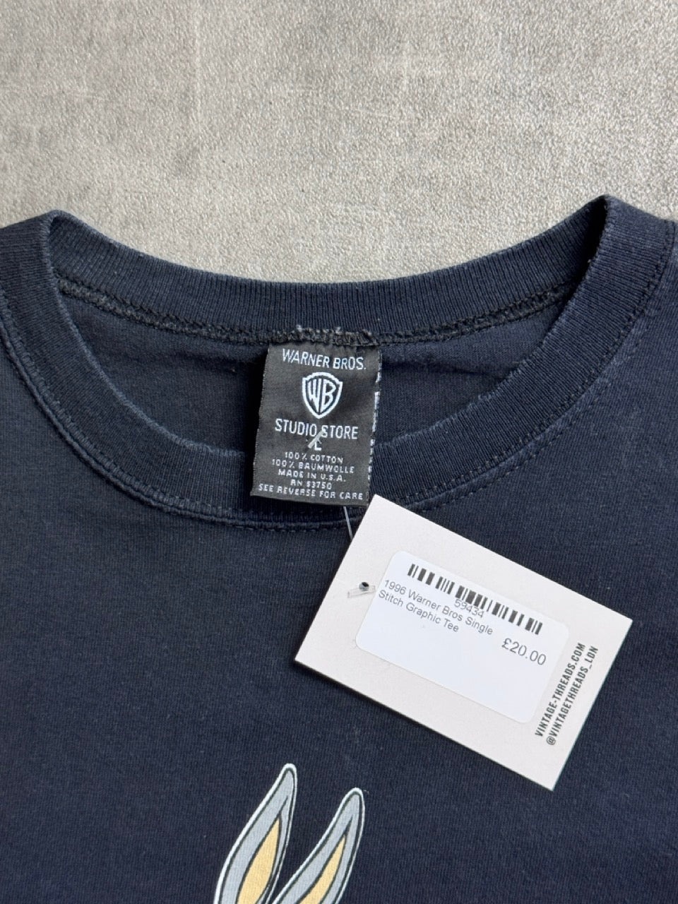 1996 Warner Bros Single Stitch Graphic Tee