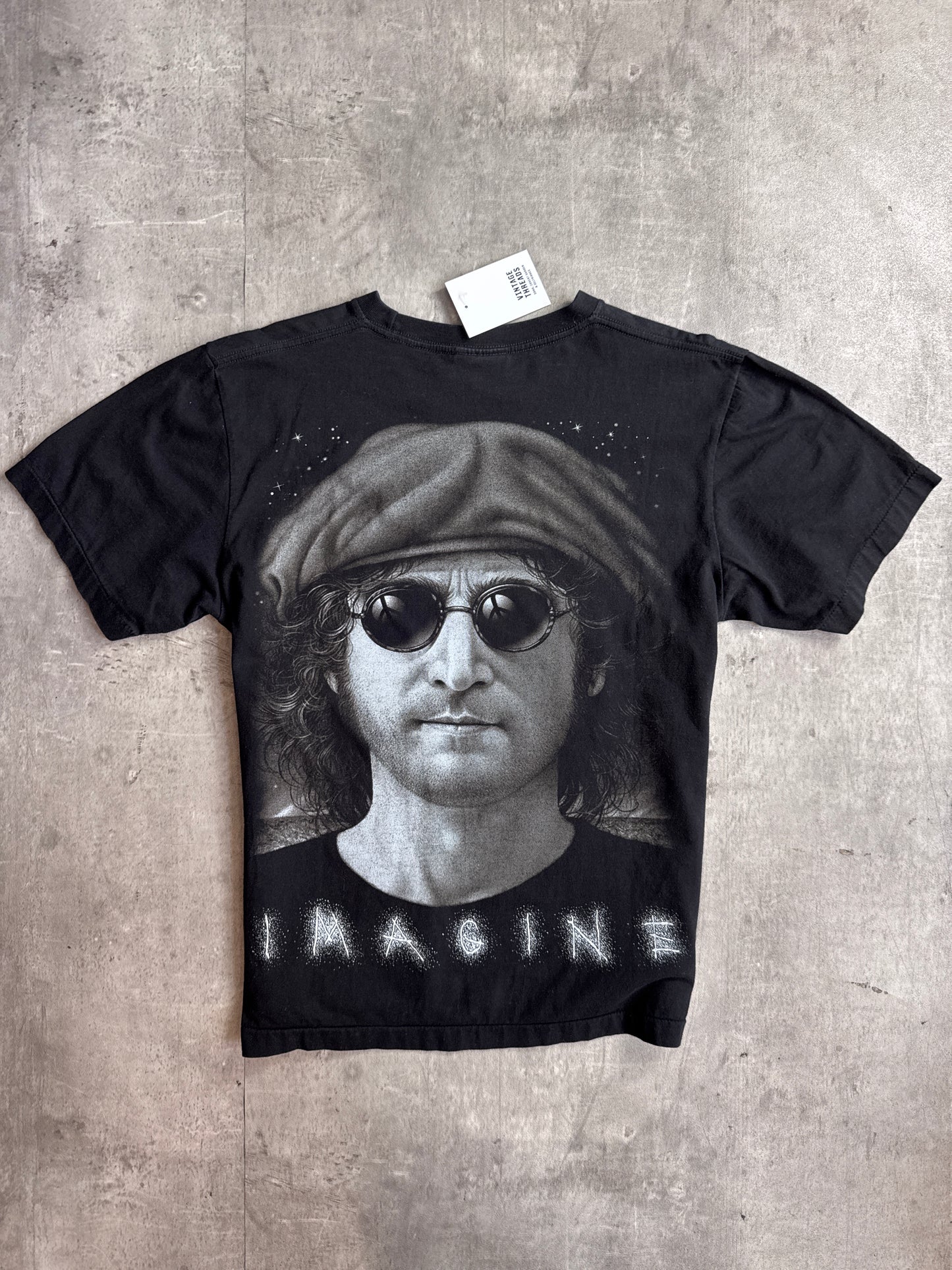 00s John Lennon Imagine Double-Sided Graphic Tee
