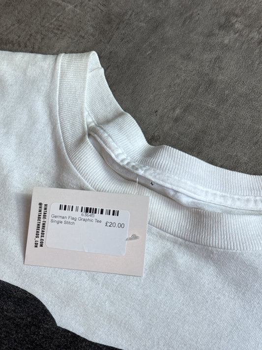 German Flag Graphic Tee Single Stitch