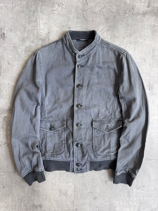 D&G Pinstripe Bomber Jacket