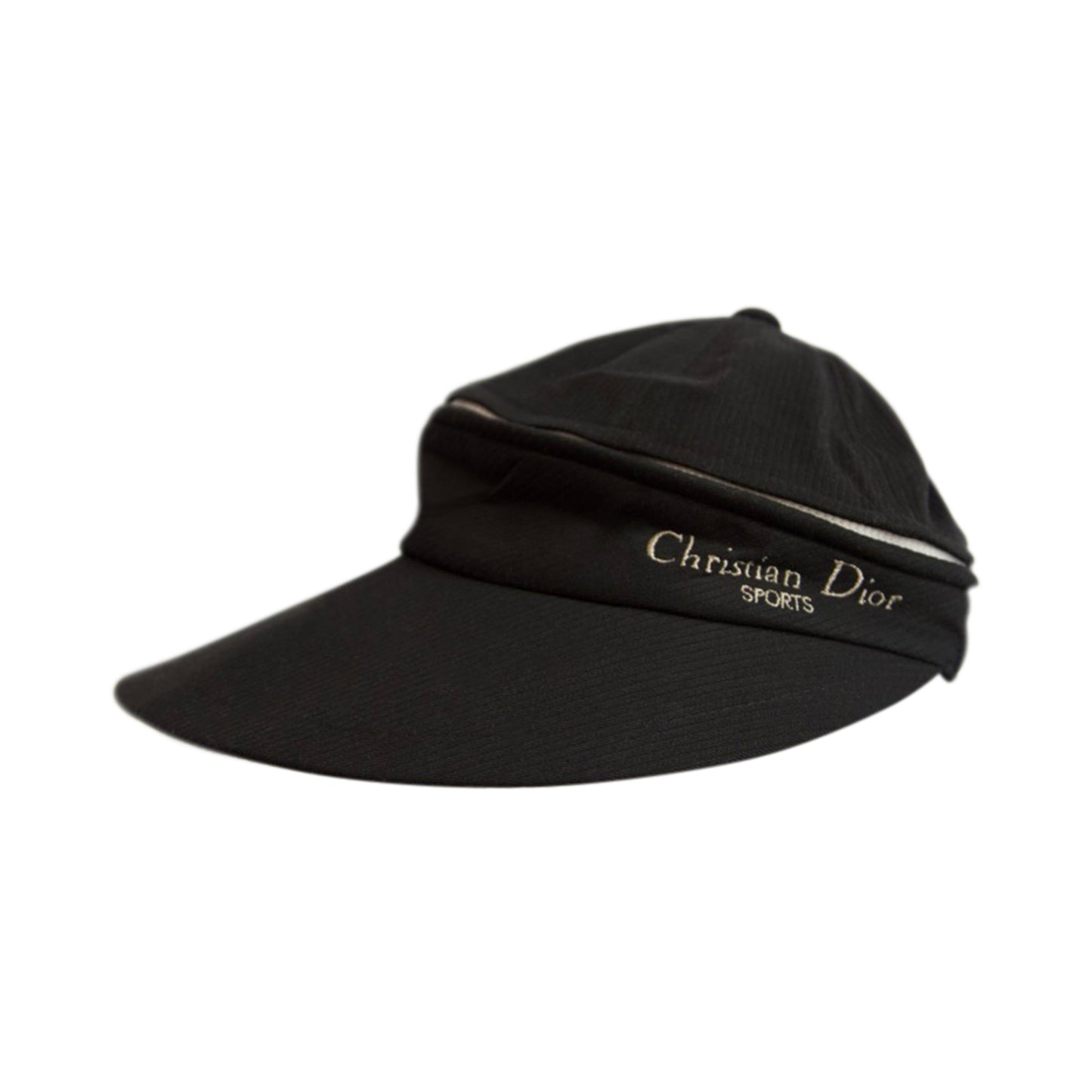 Christian Dior Sports Black Sun Visor