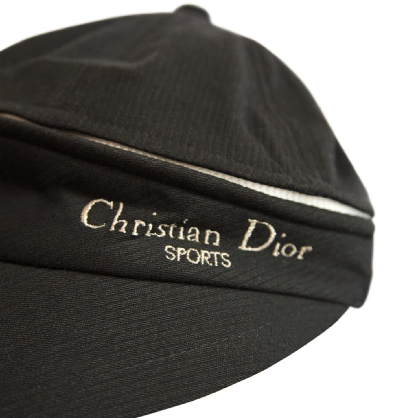 Christian Dior Sports Black Sun Visor
