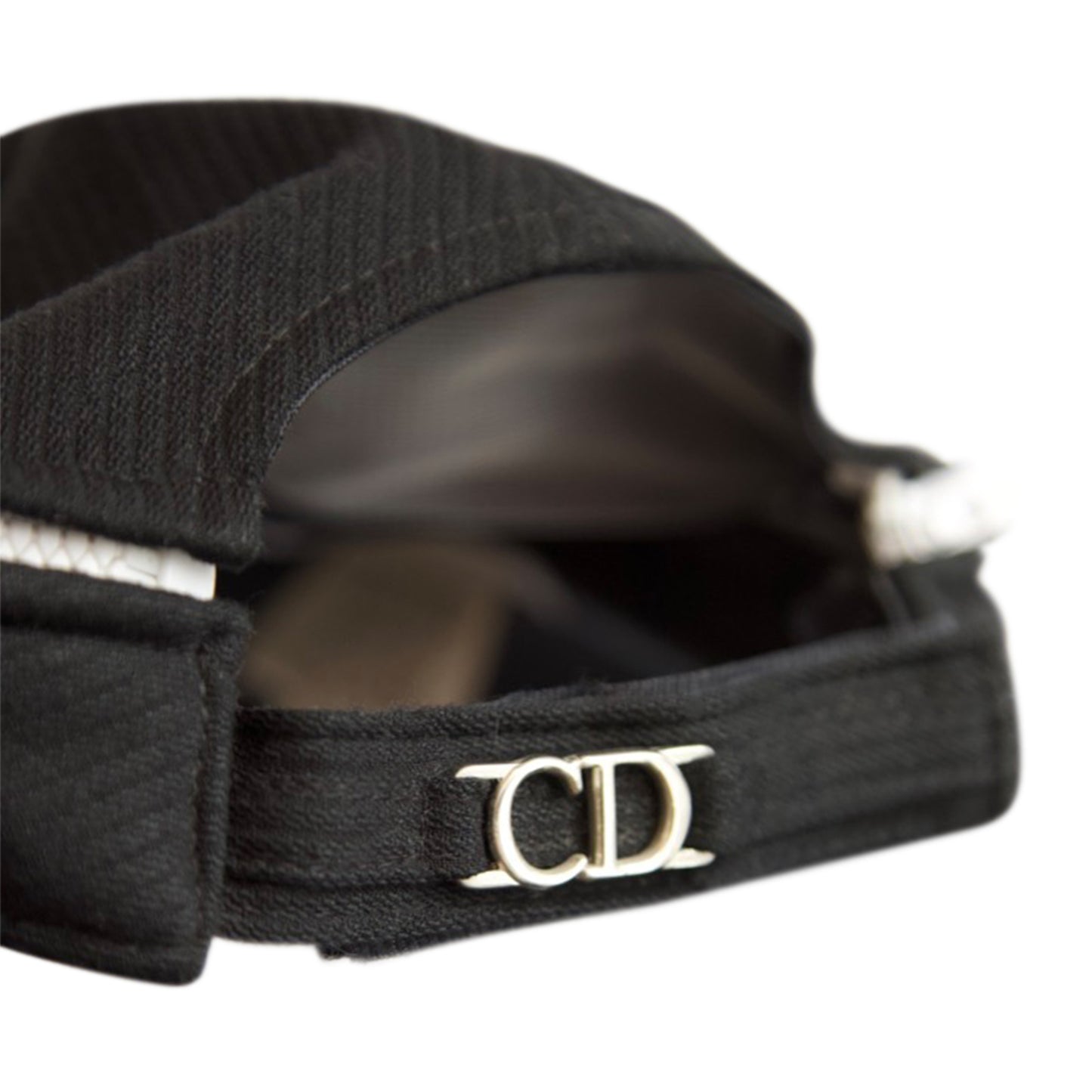 Christian Dior Sports Black Sun Visor