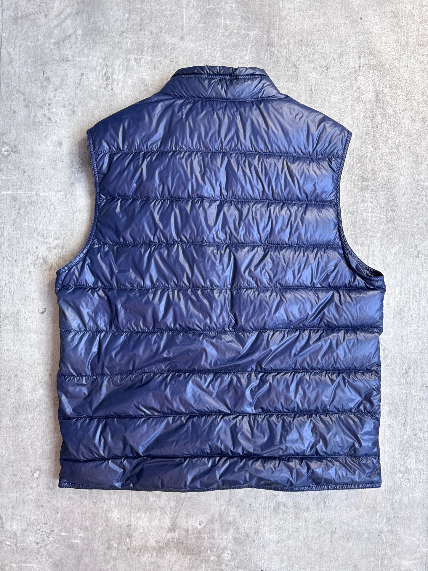 Moncler Navy Lightweight Puffer Gilet