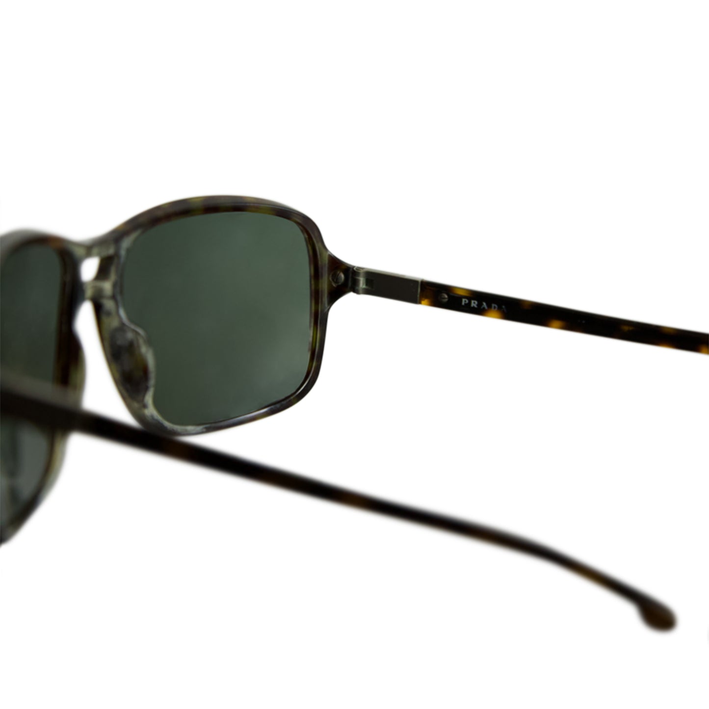Prada Aviator Style Tortoise Shell Sunglasses 301 135