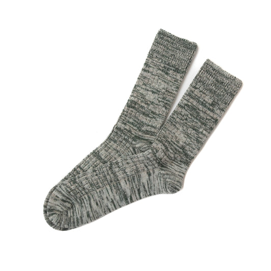 VT Mixed Knit Green Socks