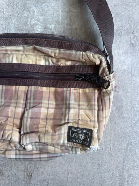 Comme Des Garçons x Head Porter Yoshida Check Utility Bag (Sold As Seen)
