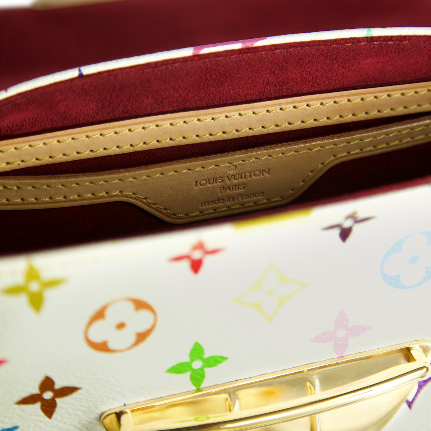Louis Vuitton x Takashi Murakami 2007 Marilyn Multicolor Monogram Handbag