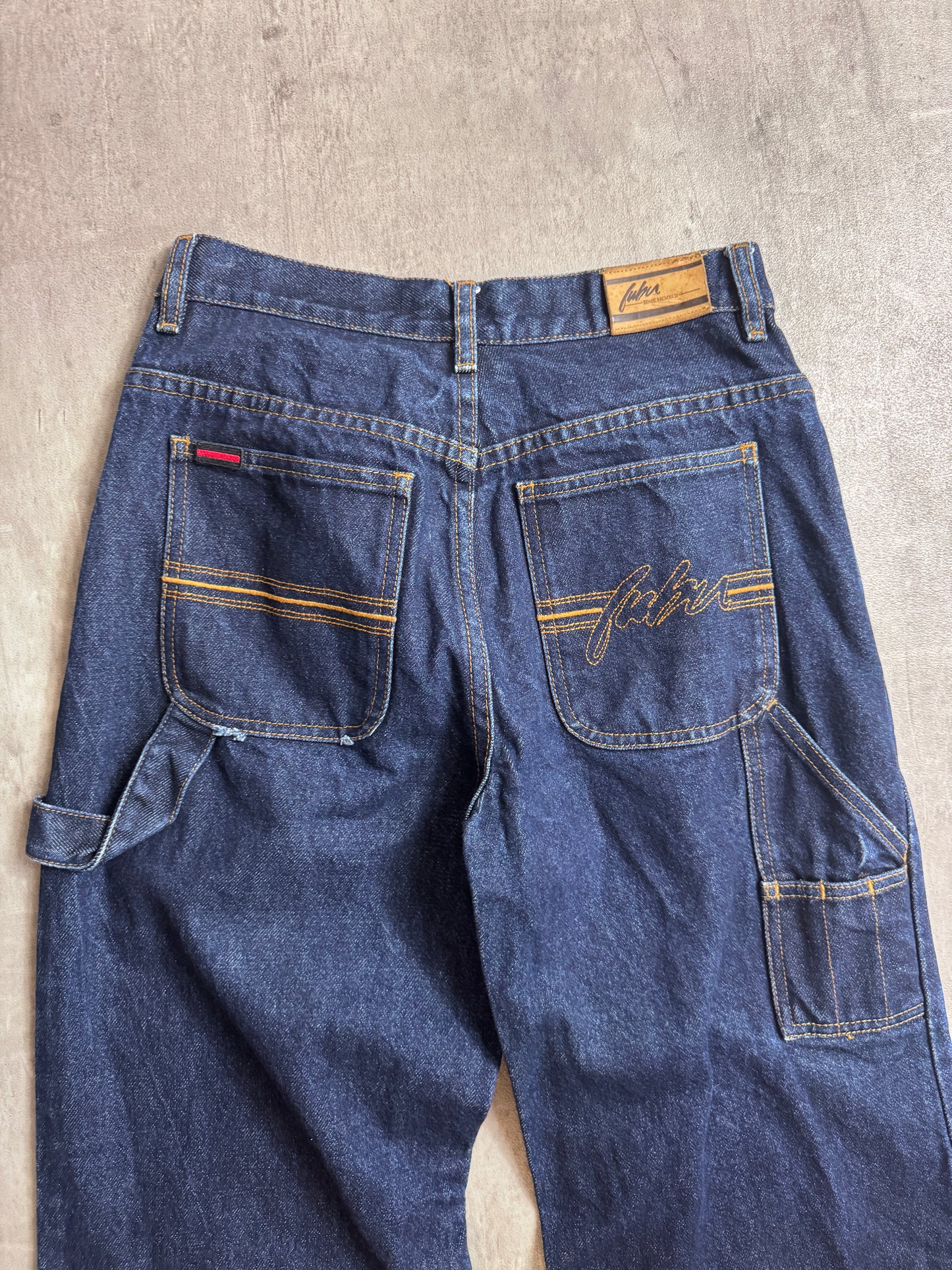 Fubu Collection Inidgo Denim Wide Fit Carpenter Jeans