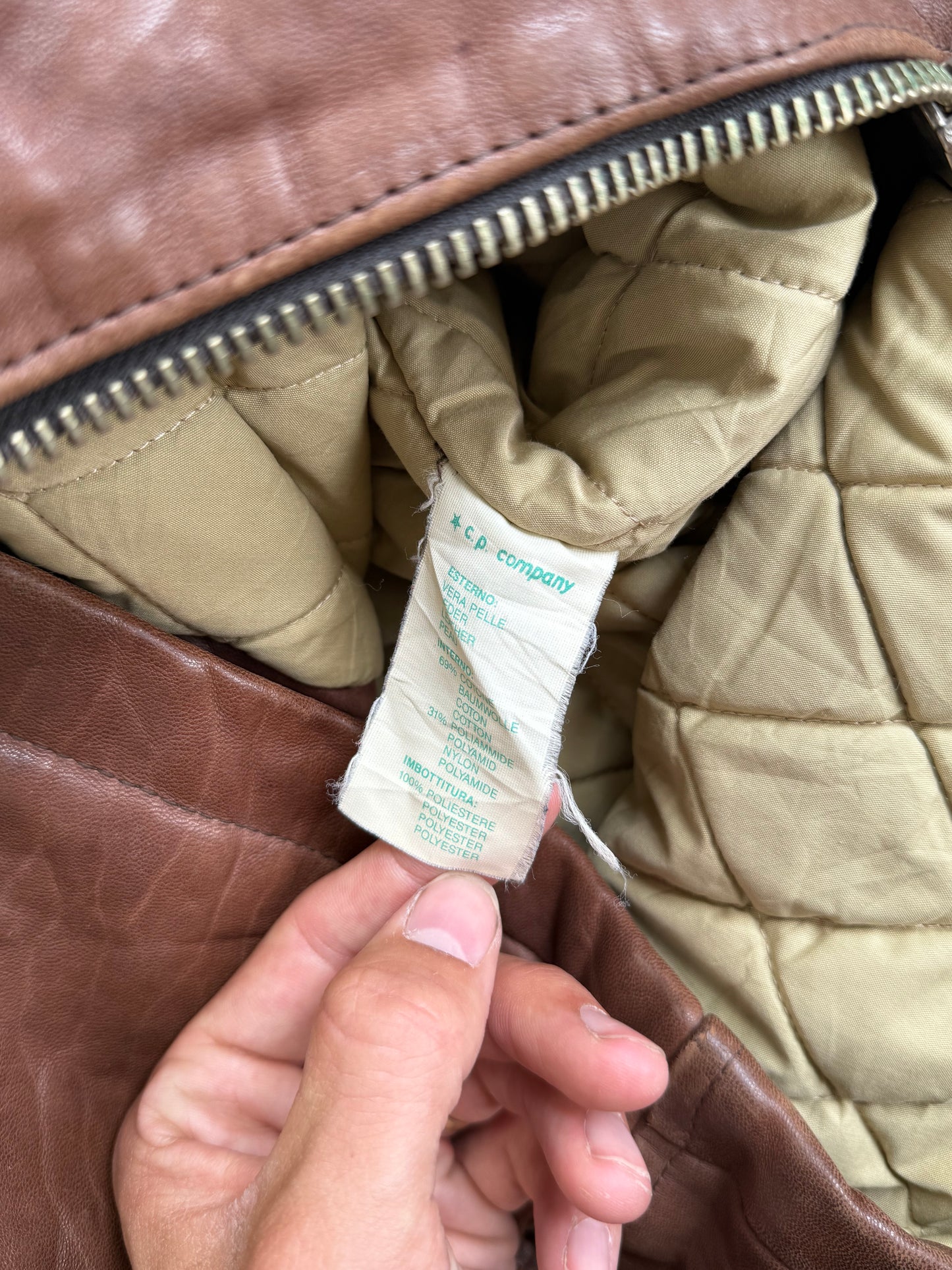 1980s Boneville Leather Chore Jacket with Wool Collar