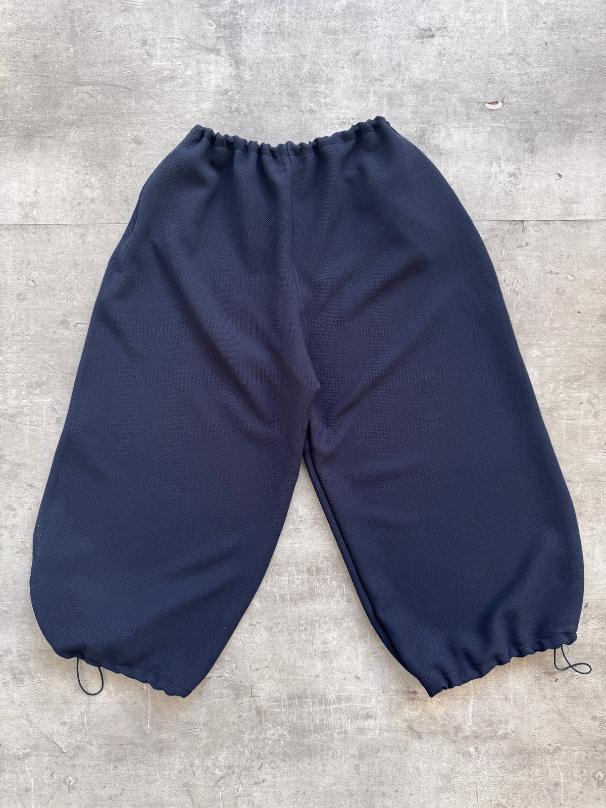 VT Rework: Textured Mesh Navy Oversized Balloon Pants