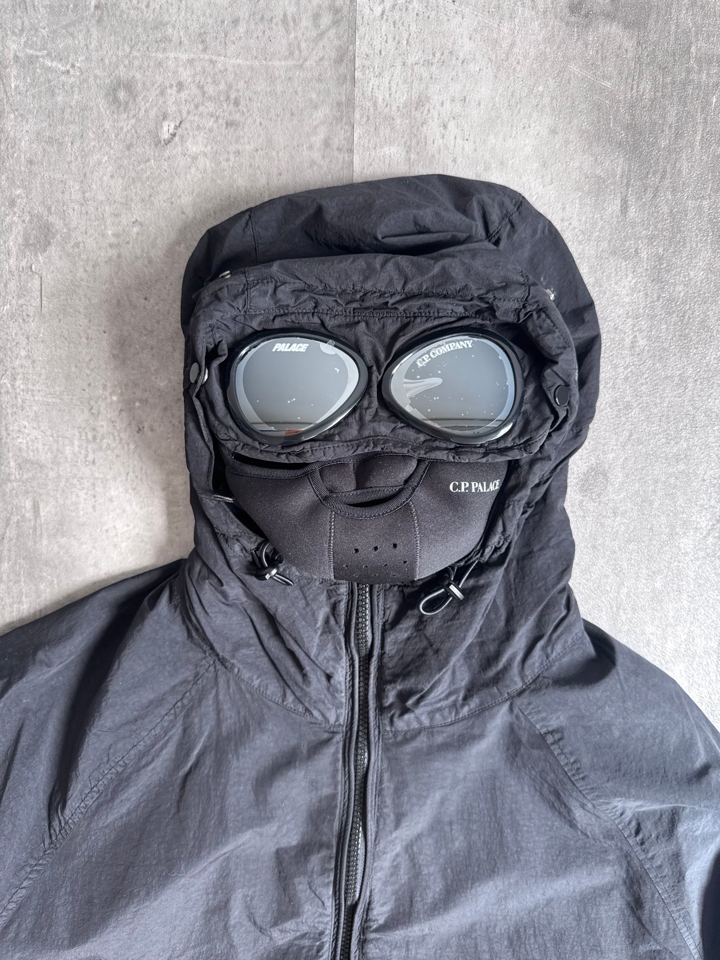 C.P. Company x Palace Black Technical Mask Goggle Jacket