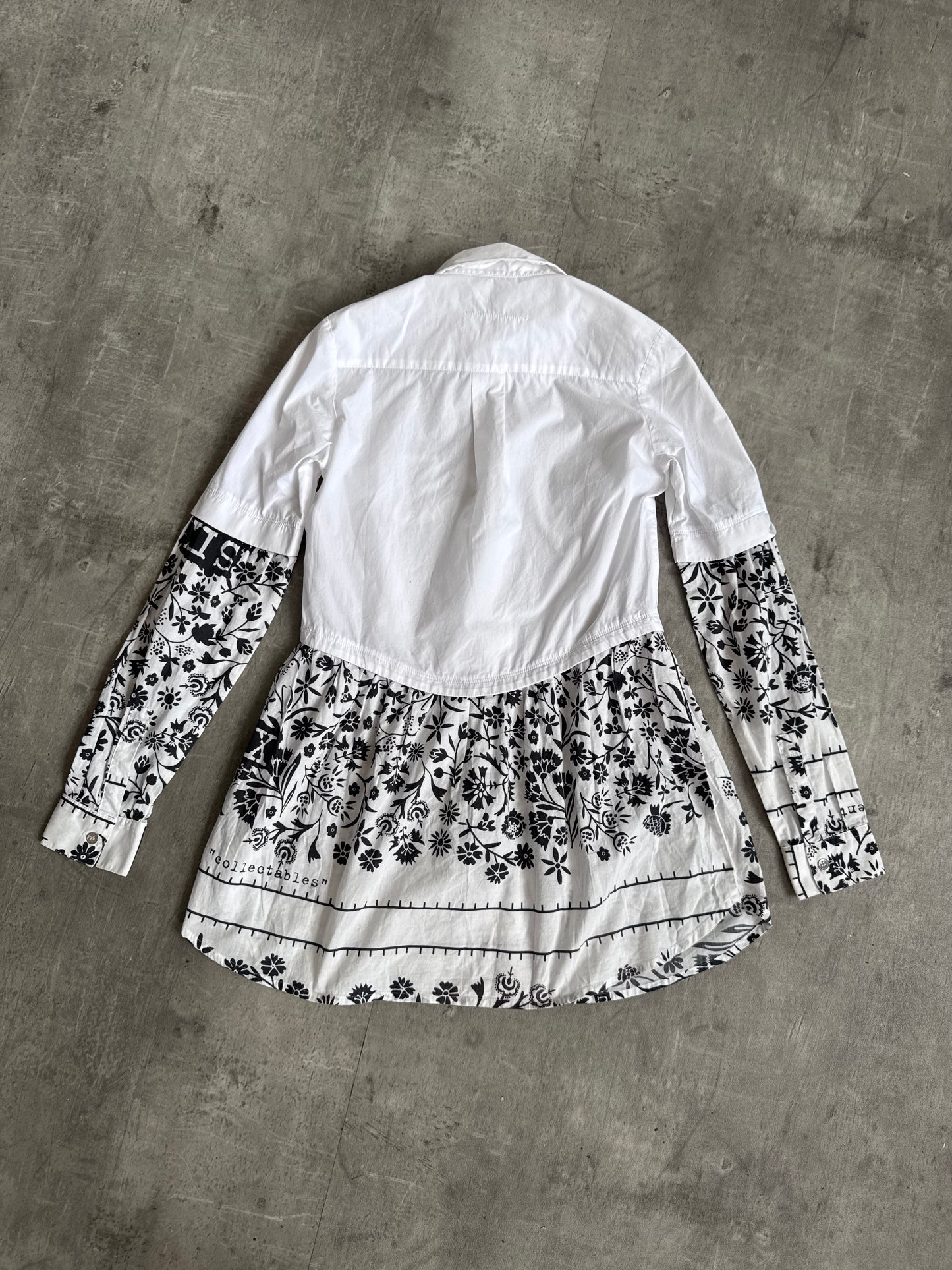 Margiela Layered Hybrid Button Up Top