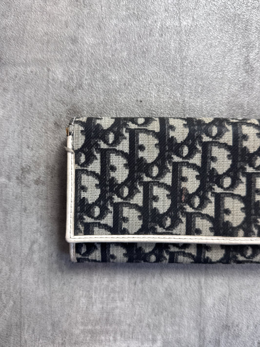 Dior Trotter Coated Canvas Monogram Purse