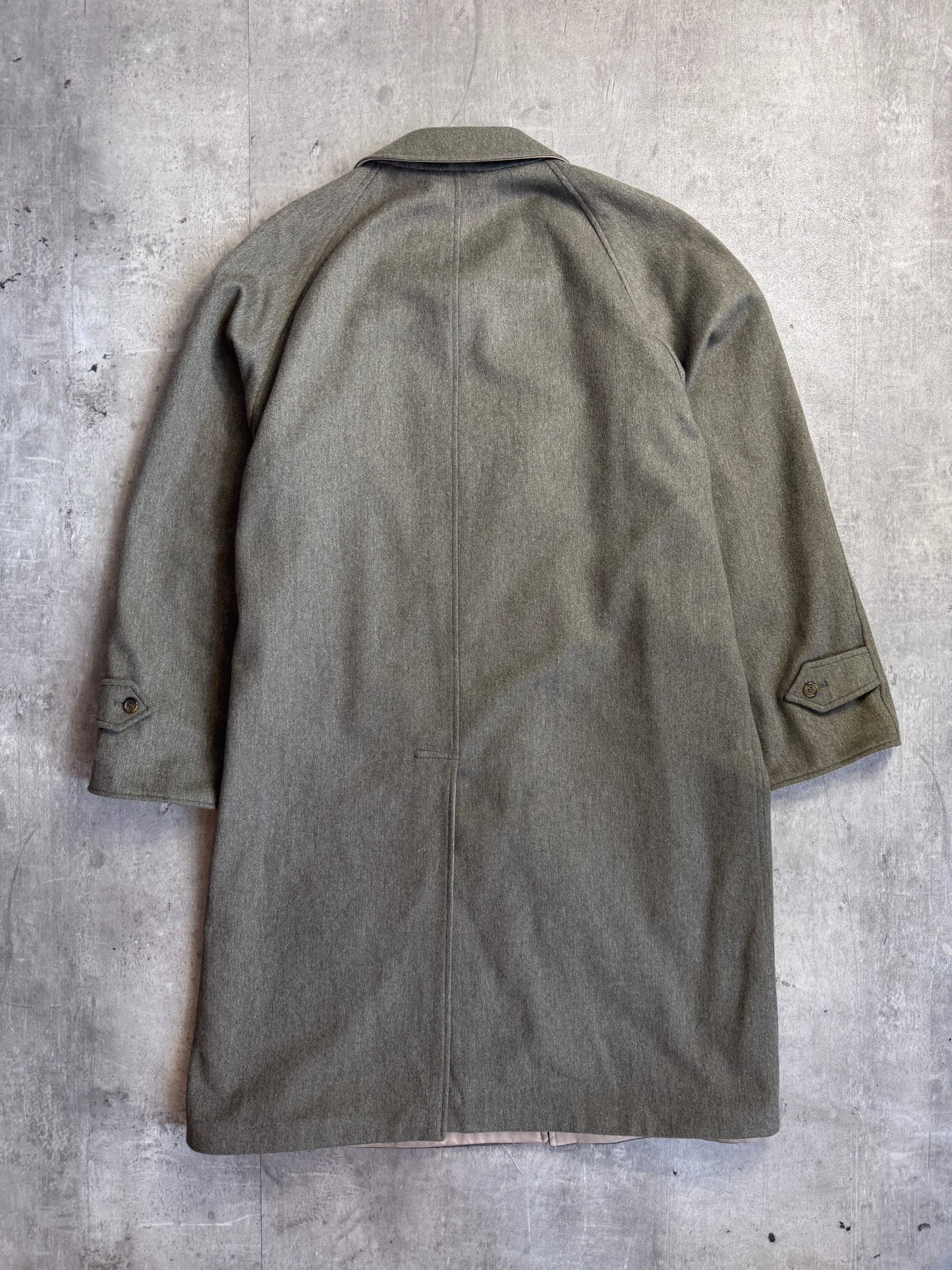 Burberry Reversible Wool Felt Balmacaan Overcoat