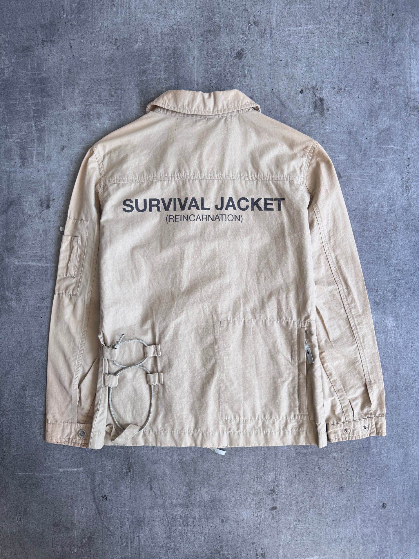 1991 Moschino Beige Survival Jacket
