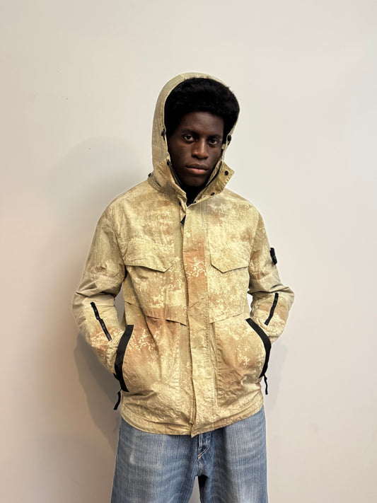 S/S 2024 Stone Island Dissolving Grid Camo Jacket (MA719). FA 276