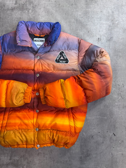 A/W 2020 Palace x Moschino Couture Sunset Ombre Puffer