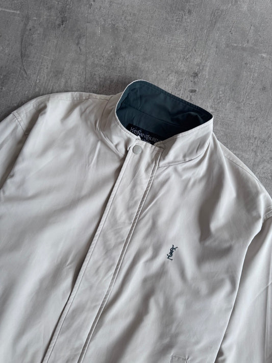 YSL Cream Harrington Jacket