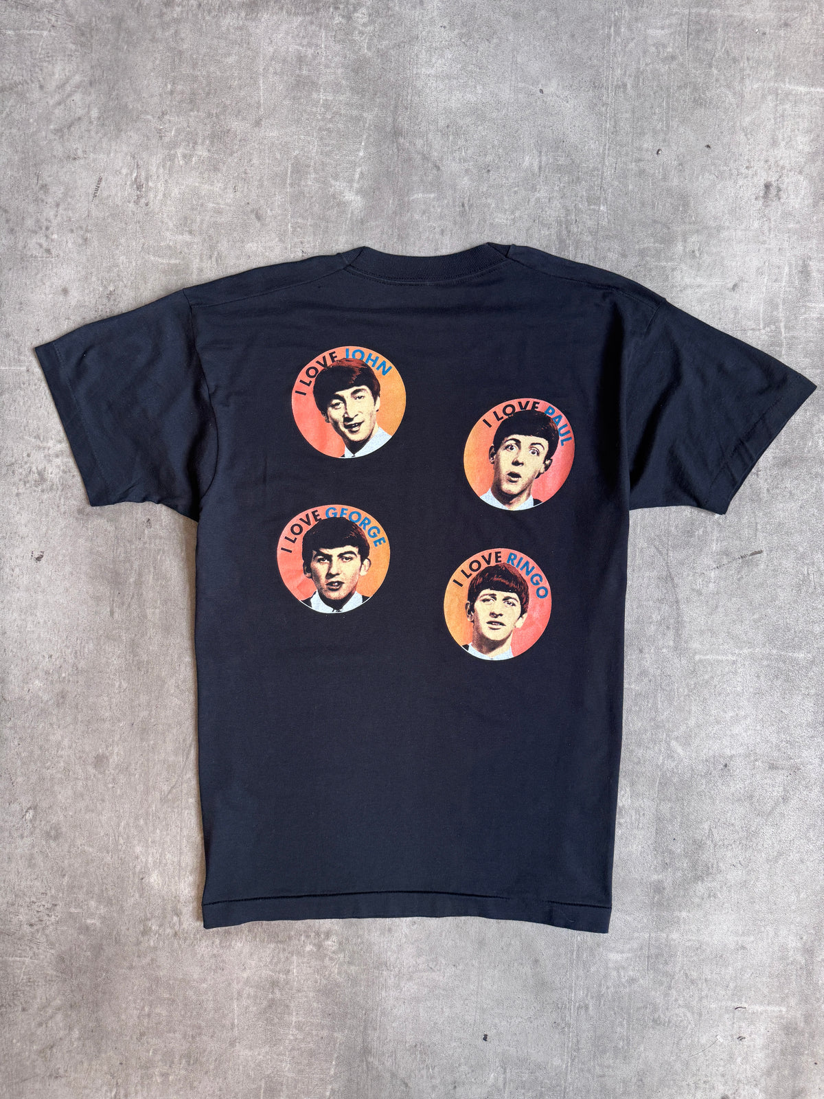 1980's 'Classic Beatles' Fab Four Single Stitch Graphic Tee