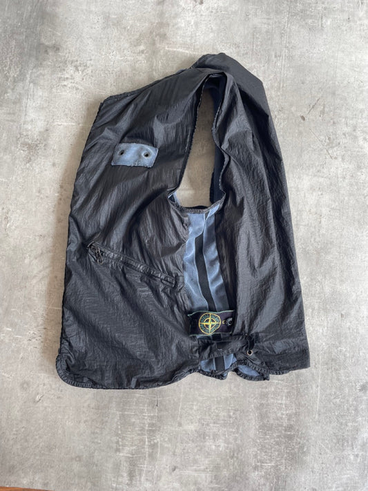 S/S1996 Stone Island Reversible Black Technical Vest