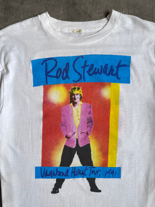 1991 Rod Stewart Vagabond Heart Tour Single Stitch Graphic Tee