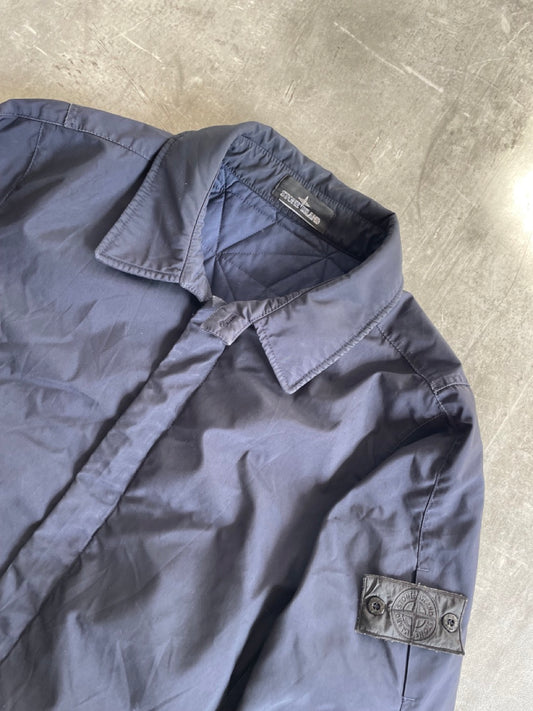 A/W2015 Stone Island Shadow Project Padded Navy Overcoat