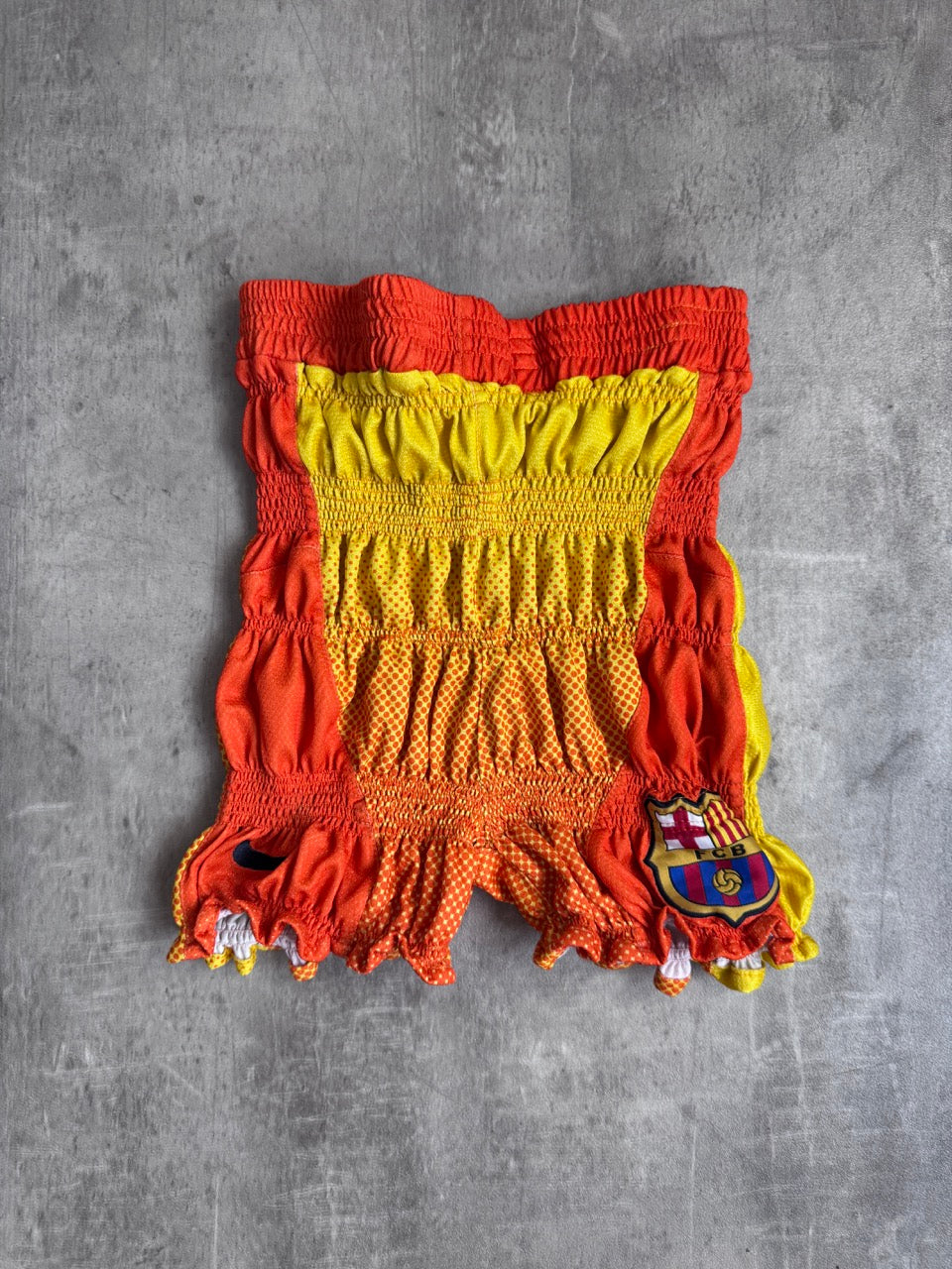 VT Rework: FC Barcelona Shirred Nike Shorts