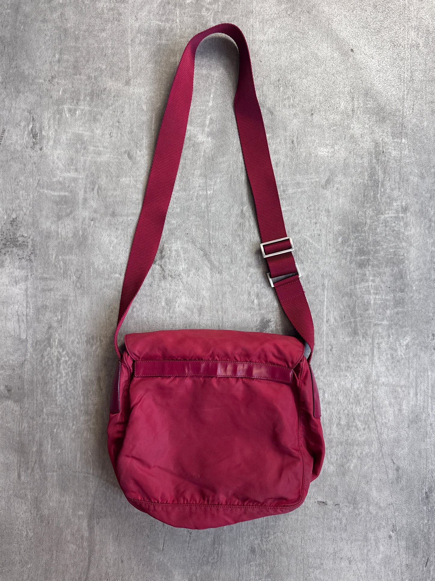 Prada Nylon Crossbody Messenger Bag