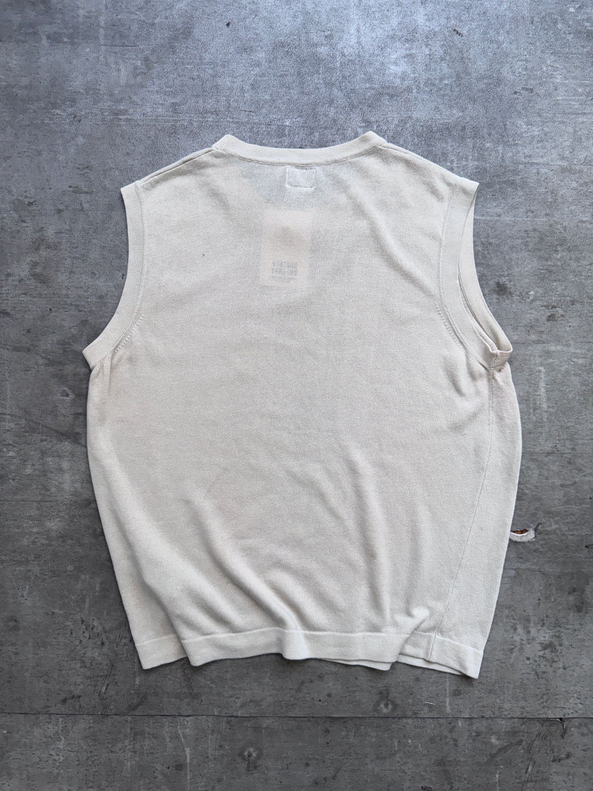 S/S 2001 C.P. Company Beige Sweater Vest