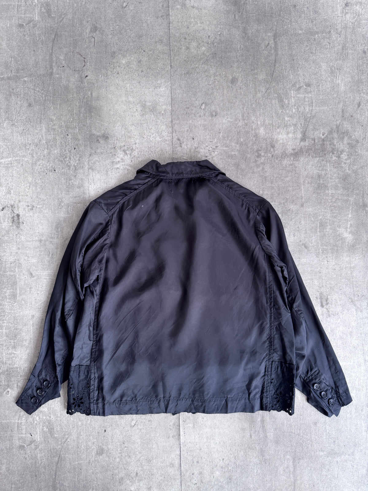 AD2014 Comme Des Garçons Tricot Lace Trim Jacket