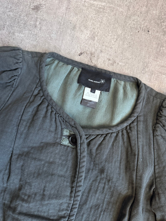 Isabel Marant Low Cut Collarless Padded Jacket