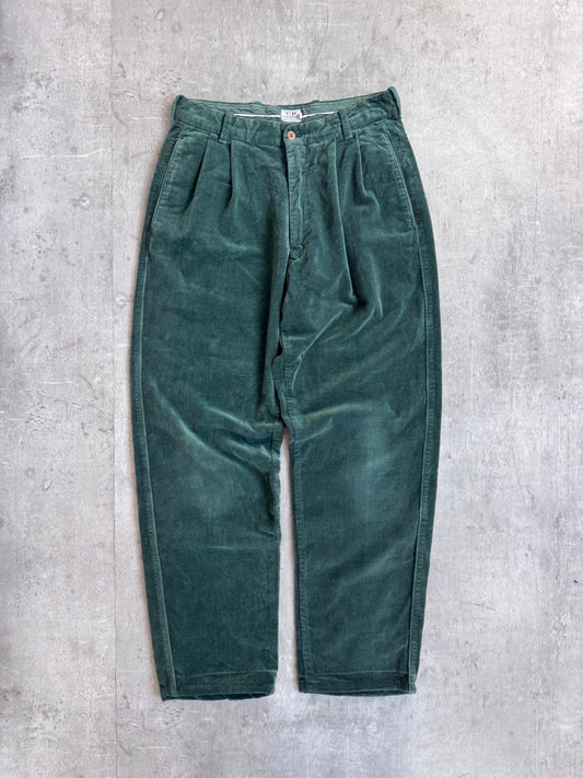 1990s C.P. Company Green Velour Trousers