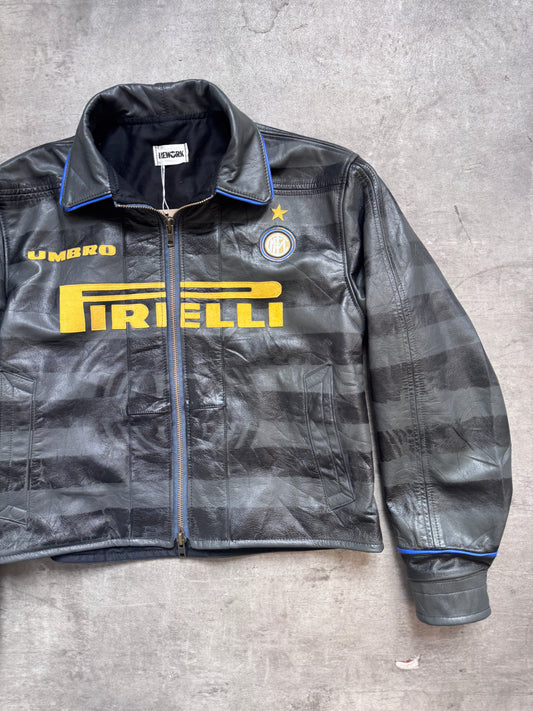 VT Rework: Inter Milan Ronaldo 10 Painted Leather Jacket
