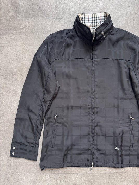 Burberry Black Label Iridescent Black Nova Tech Jacket