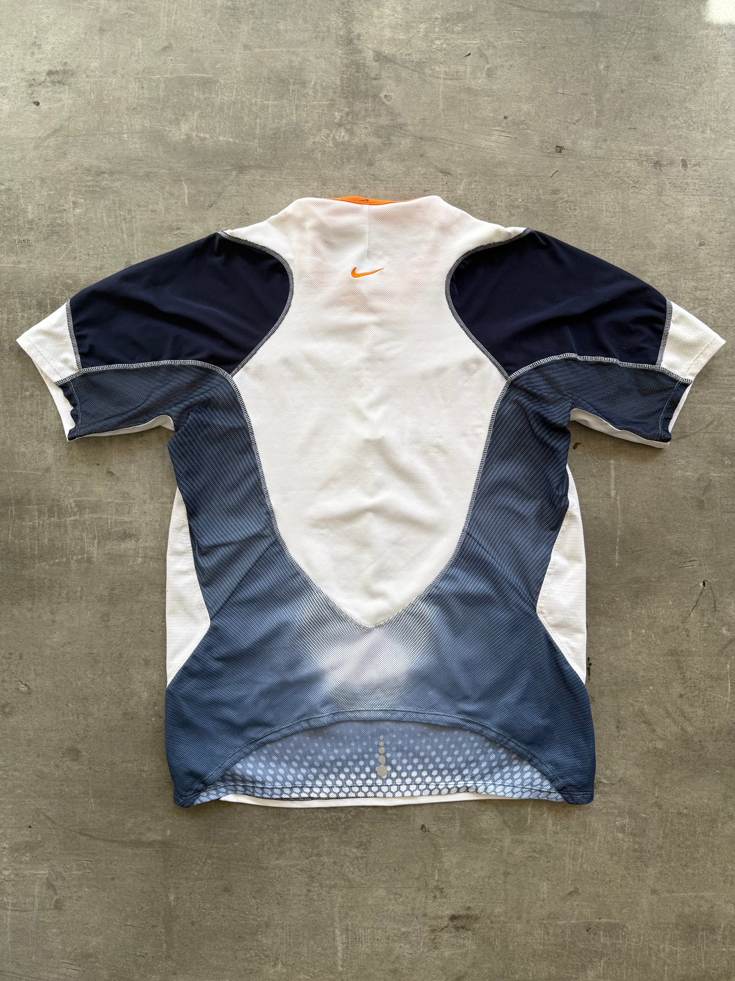 2005 Nike Sphere Tony Spackman Orange Swoosh Top